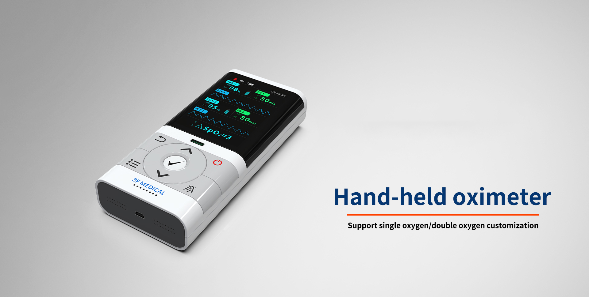 Hand-held blood oxygen detector